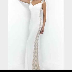 Long White Formal Dress